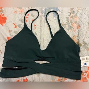 Lululemon Still Now bra
Dark Green 
NWT